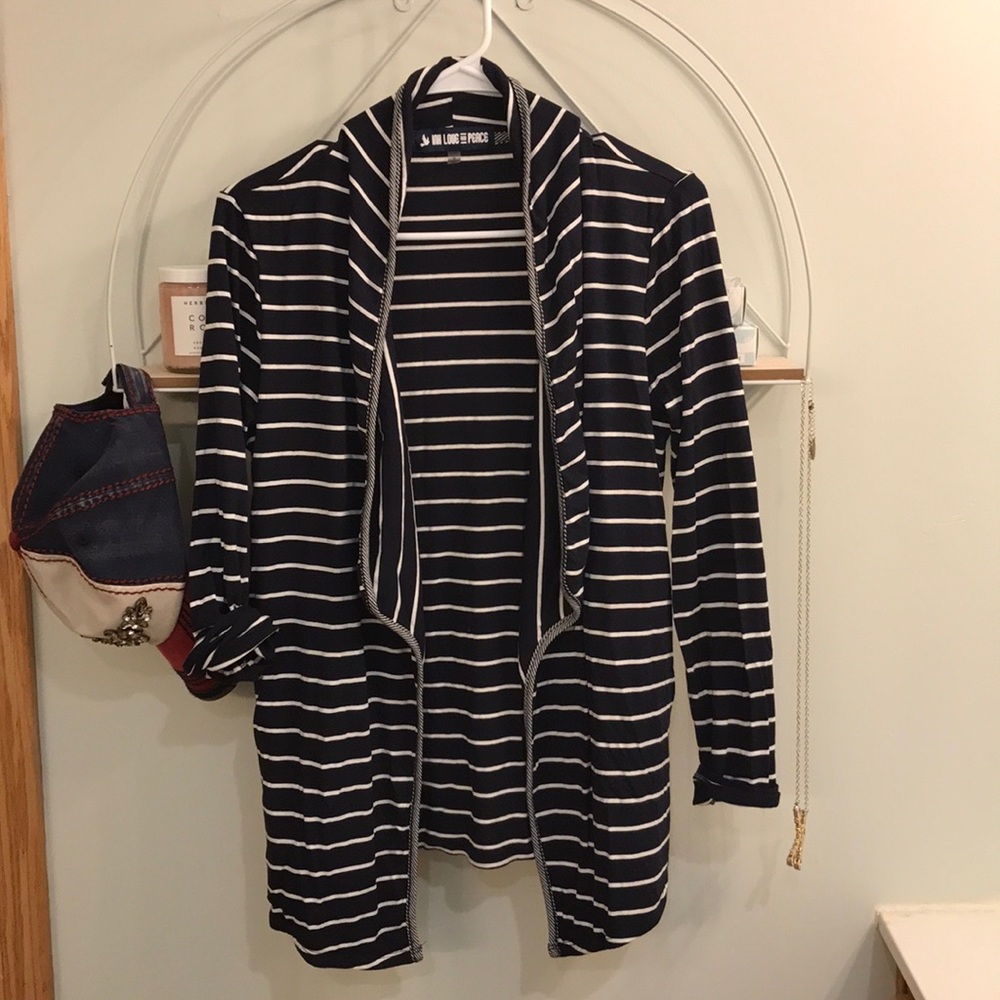 Stitch Fix Ink Love & Peace Cardigan